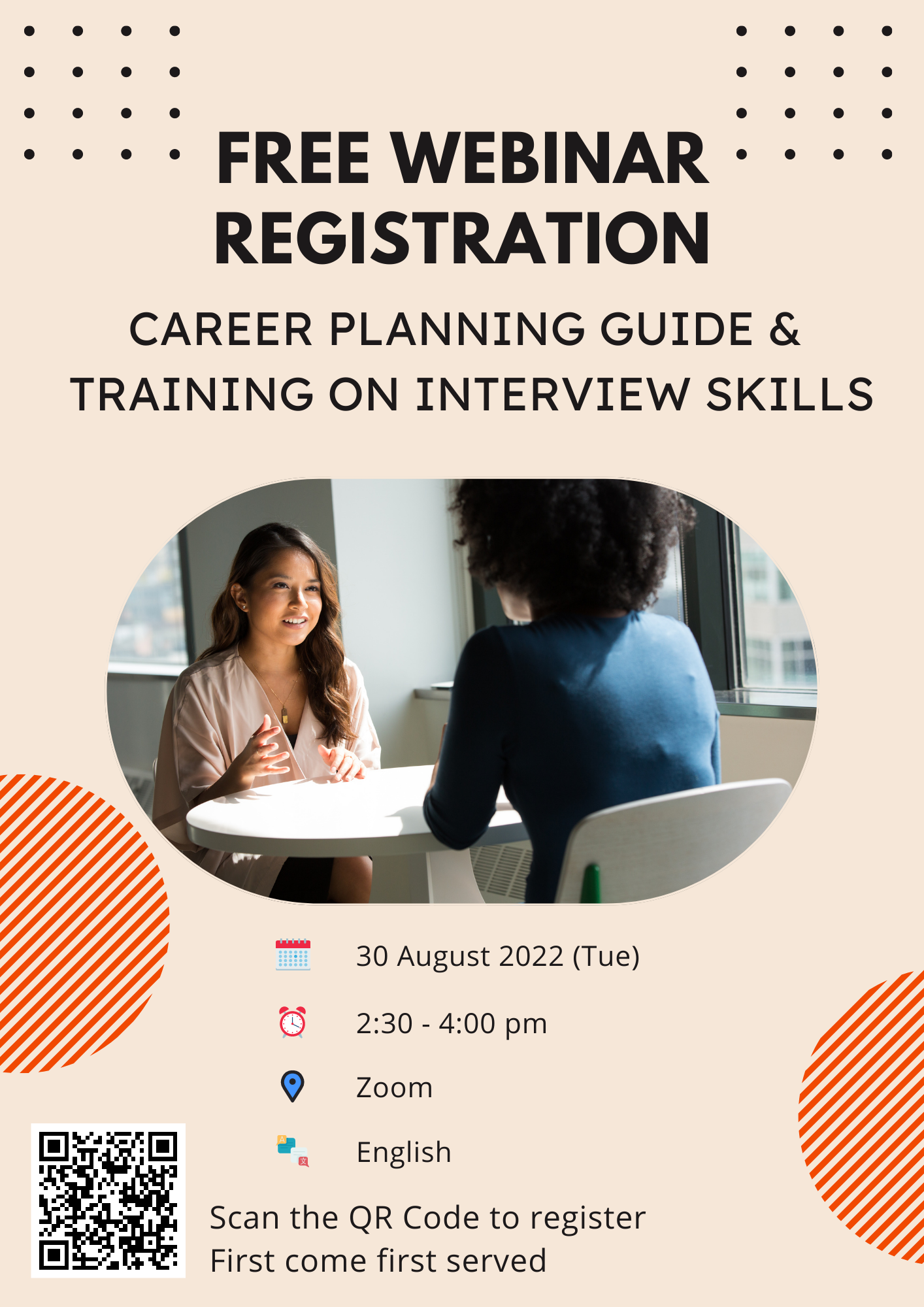 Career Planning Guide Training on Interview Skills 30 Aug 2022