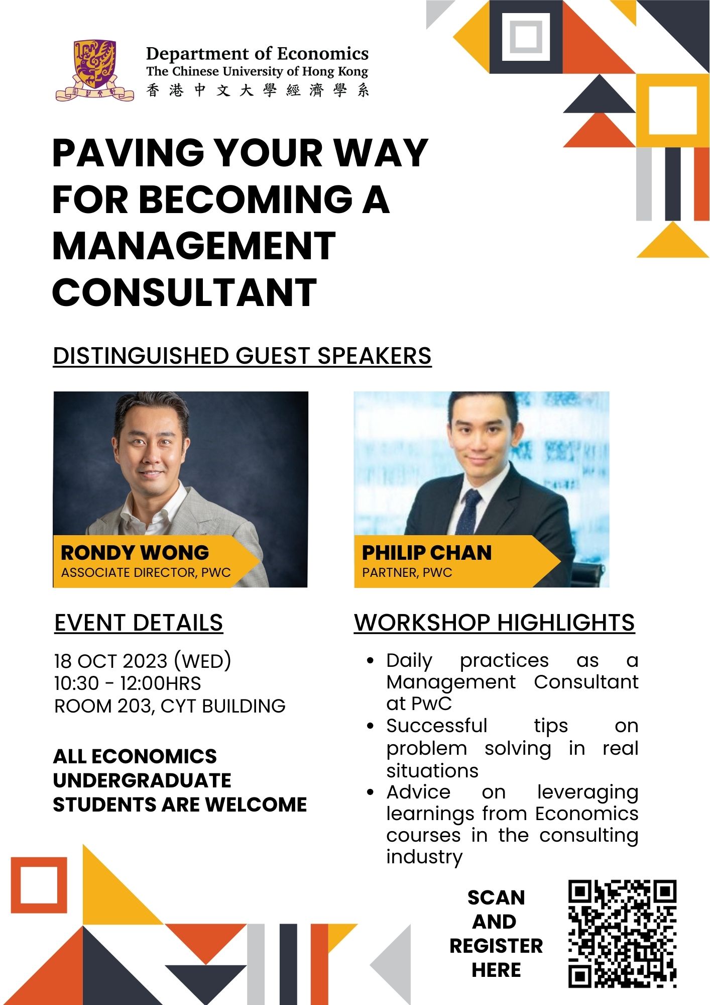 Career Workshop - Paving Your Way For Becoming a Management Consultant