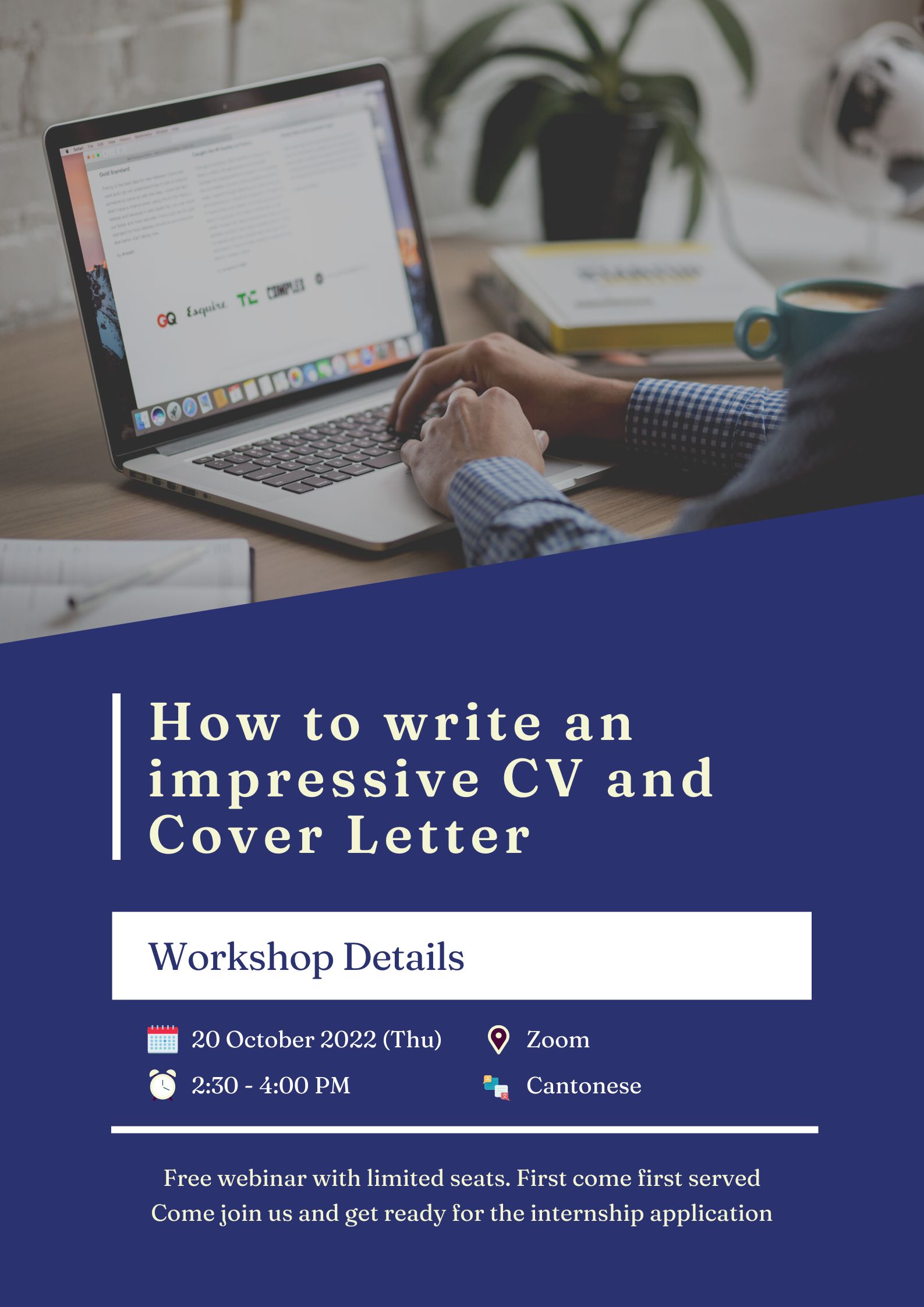 How to write an impressive CV and Cover Letter 20 Oct 2022