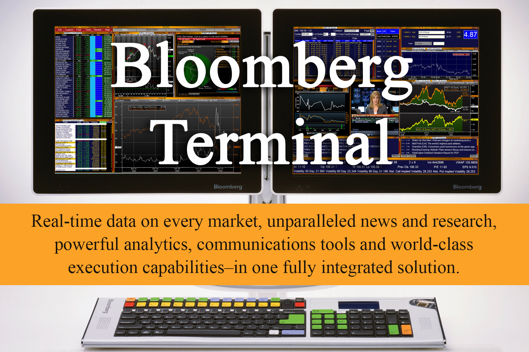 bloomberg terminal monitor