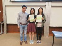 Award Ceremony for the Excellent Undergraduate Paper Awards and the Best Poster Awards 2017/18 for the Excellent Undergraduate Paper Awards and the Best Poster Awards 2017/18 (10 Aug 2018)